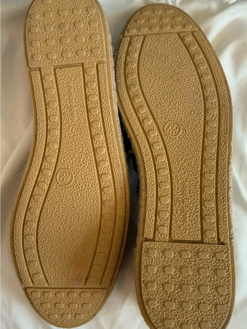 VERBENAS Carmen Taupe Suede Espadrilles Made Spain 10.5/42 Spanish Coastal Luxe